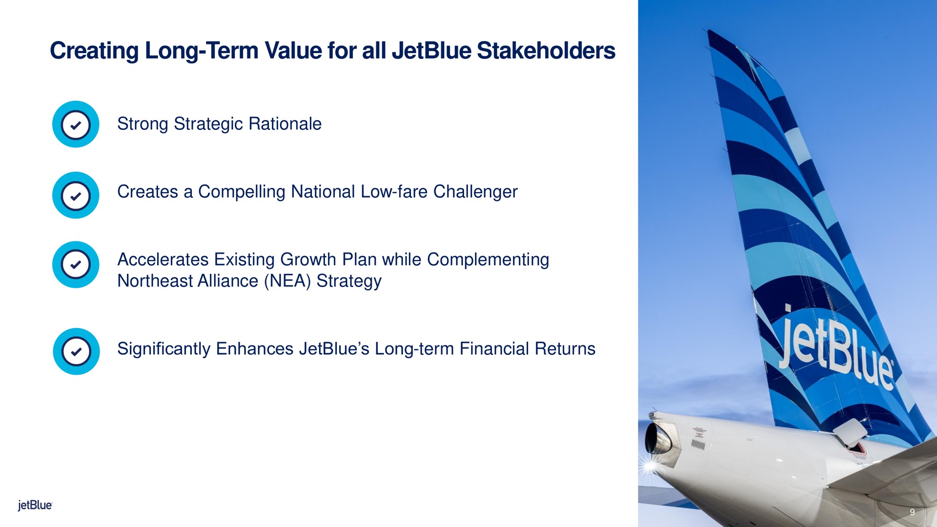 creating long term value for all stakeholders | jetBlue