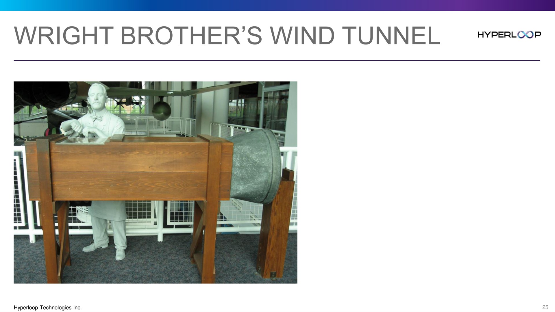 wright brother wind tunnel | Hyperloop One
