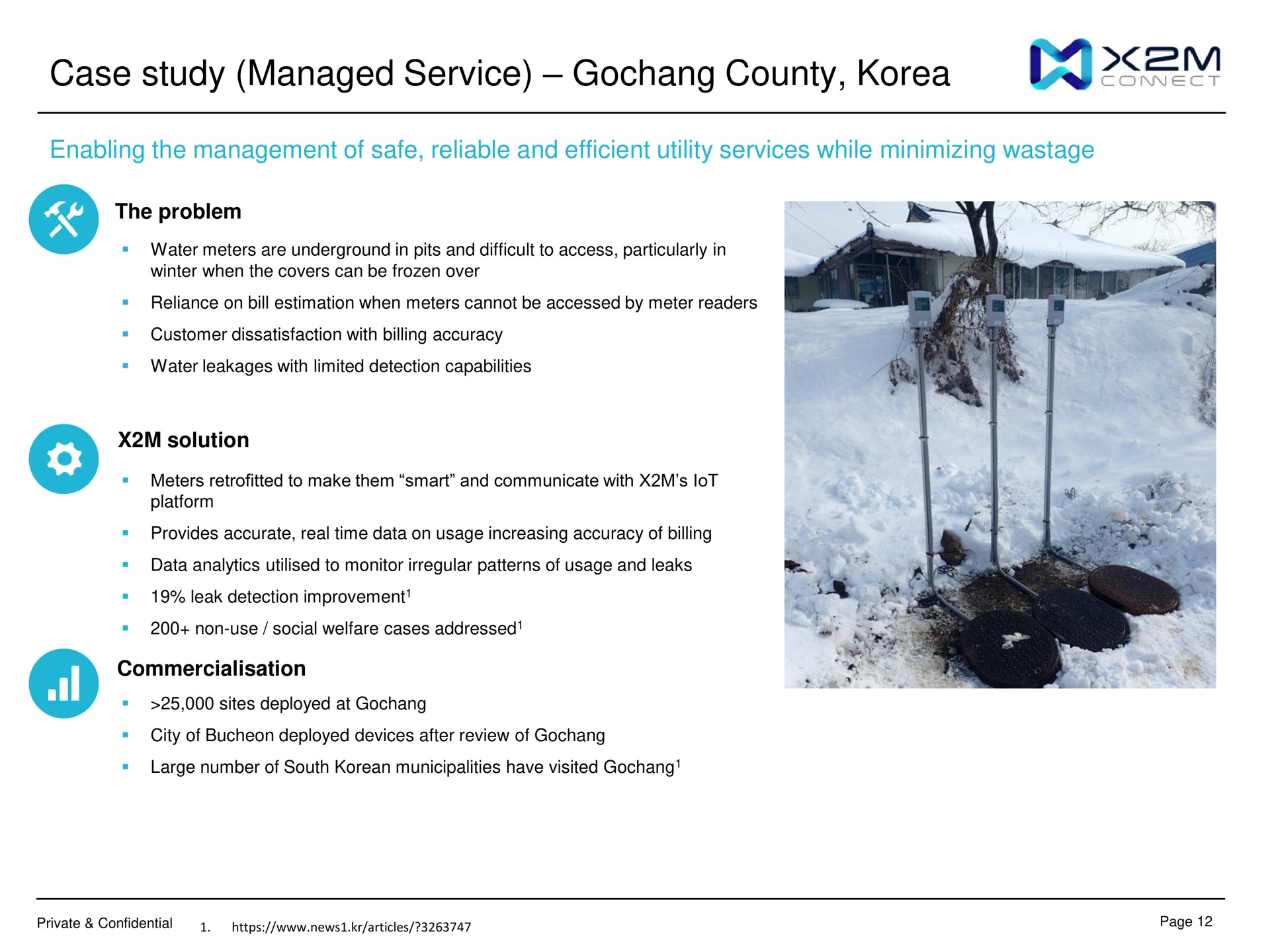 case study managed service county enabling the management of safe reliable and efficient utility services while minimizing wastage i | X2M Connect