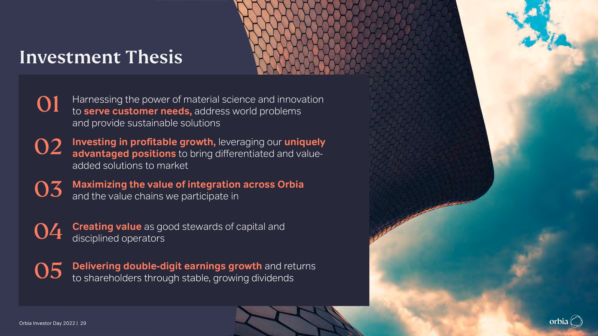 investment thesis | Orbia