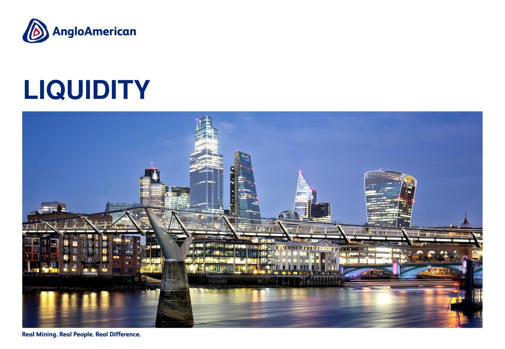 liquidity | AngloAmerican
