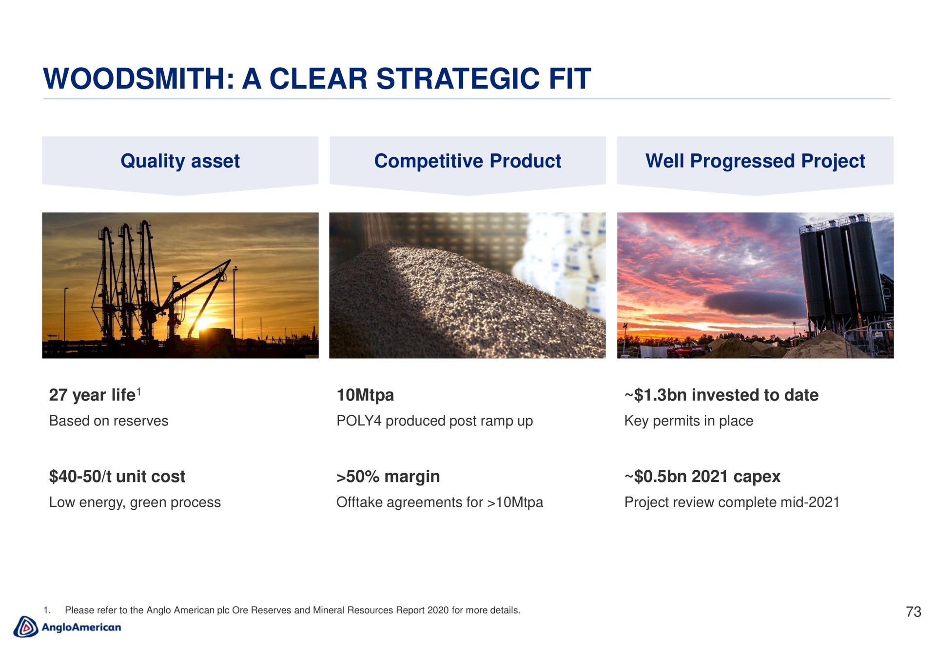 a clear strategic fit | AngloAmerican