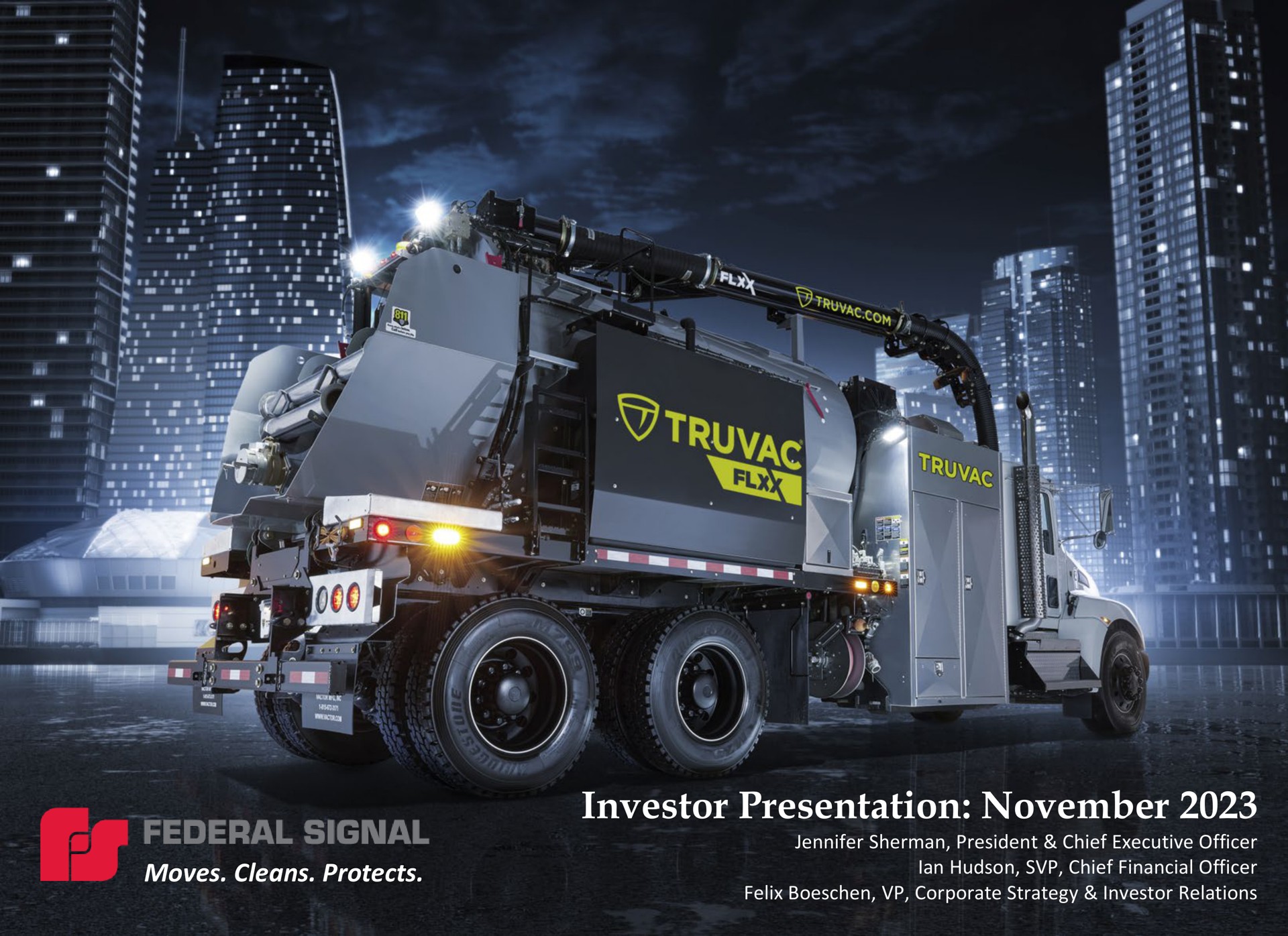 moves cleans protects investor presentation | Federal Signal