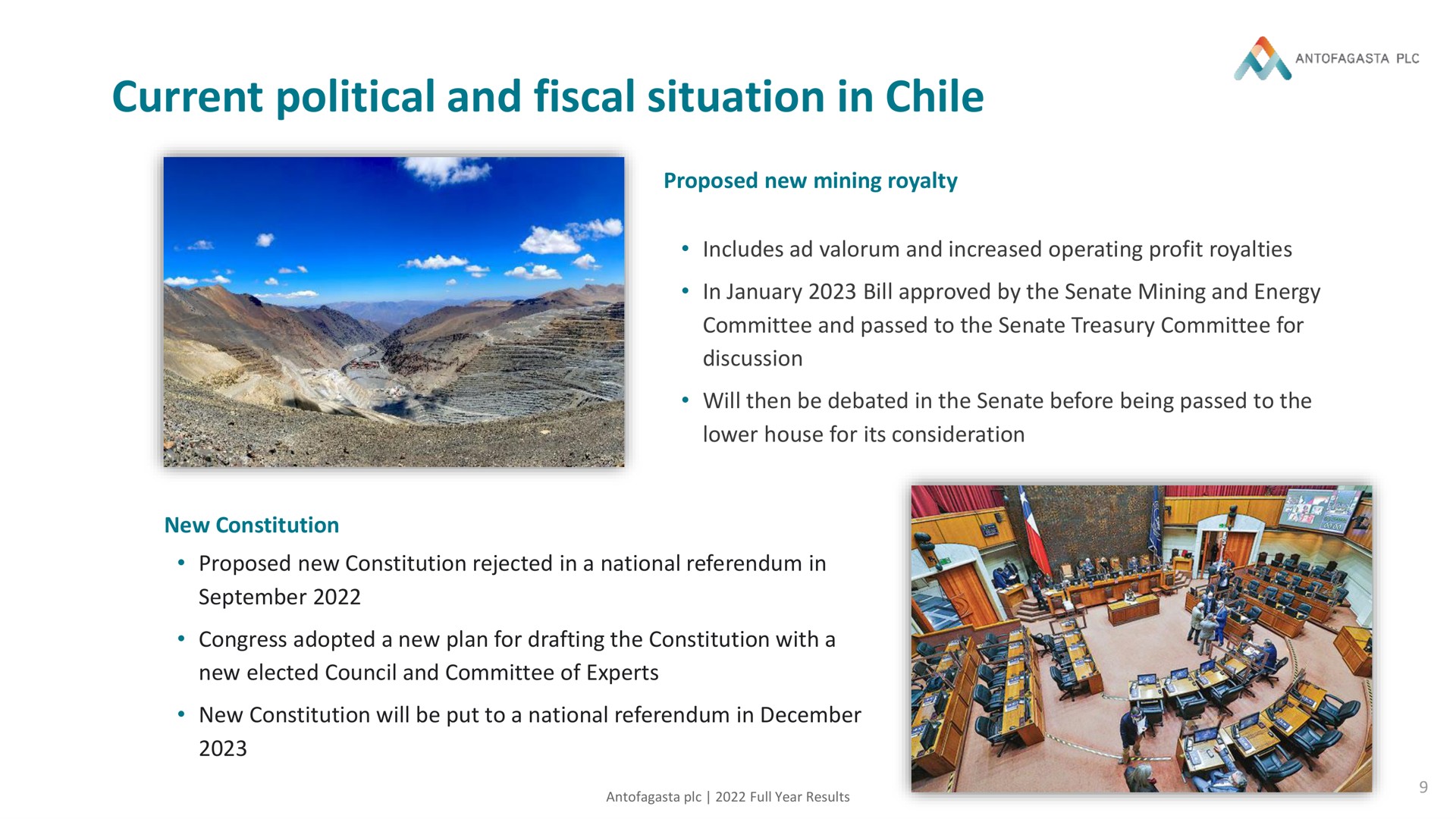 current political and fiscal situation in chile | Antofagasta