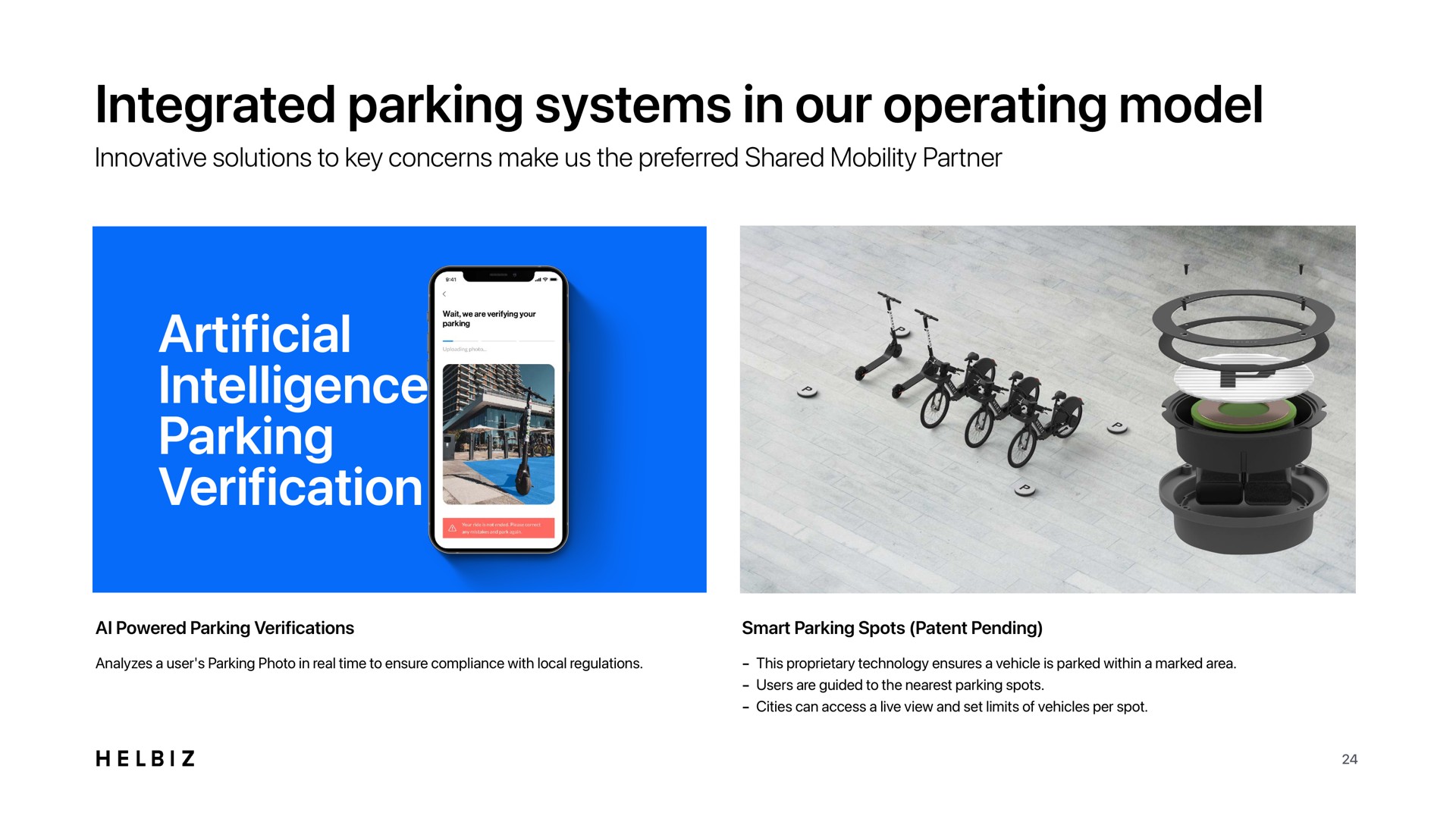integrated parking systems in our operating model artificial intelligence parking verification | Helbiz
