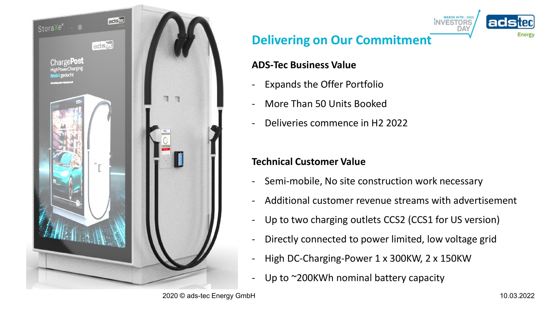 delivering on our commitment ors | ads-tec Energy