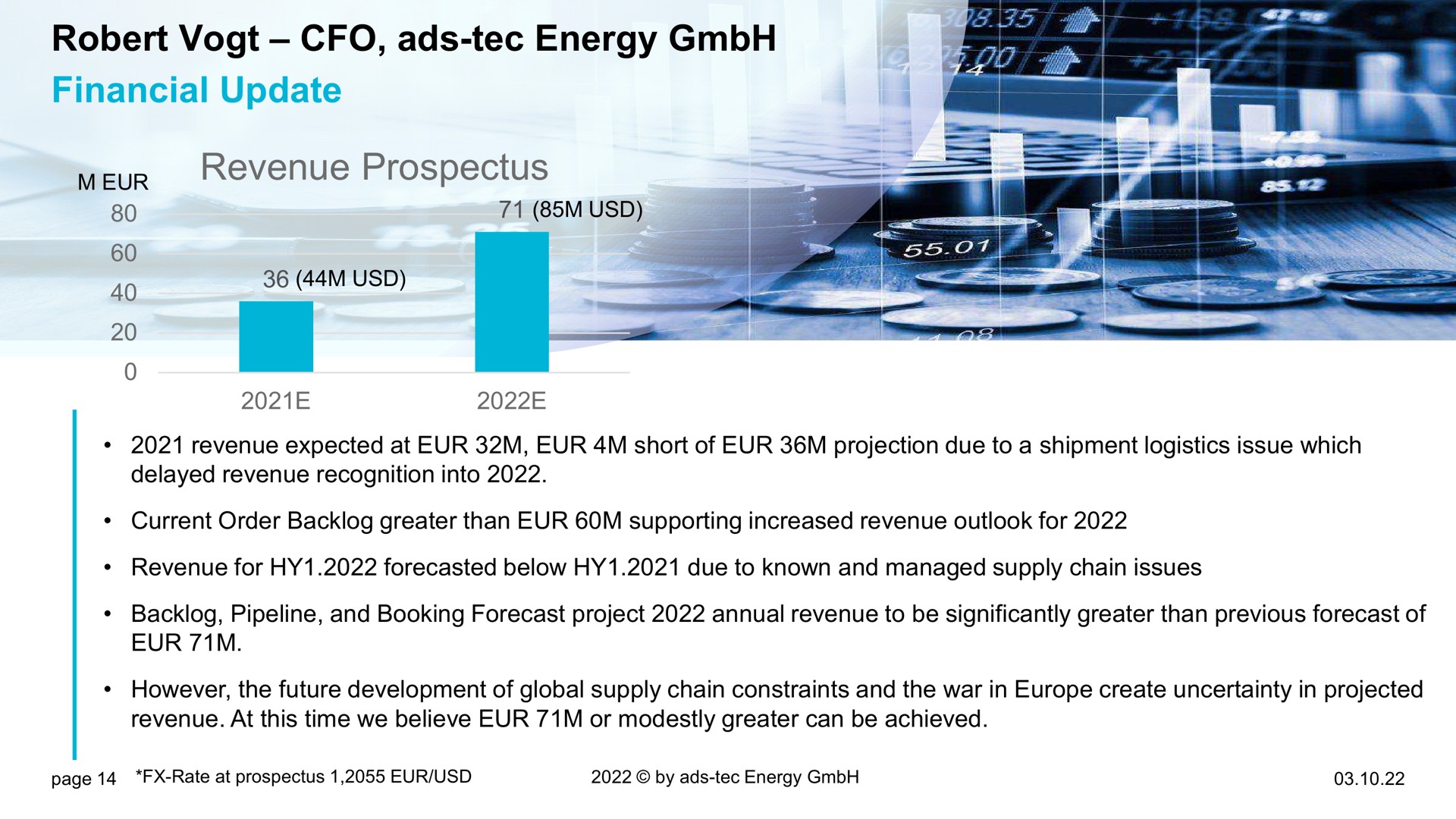 ads tec energy financial update revenue prospectus | ads-tec Energy