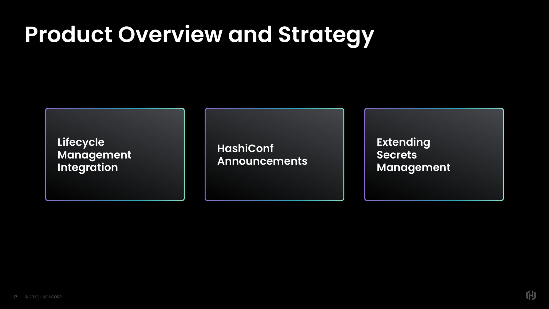 product overview and strategy | HashiCorp