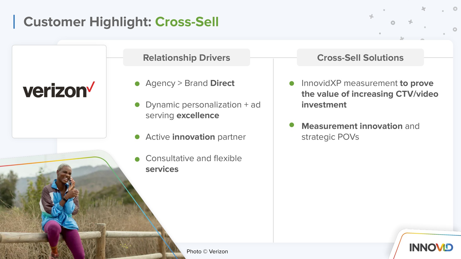 customer highlight cross sell | Innovid