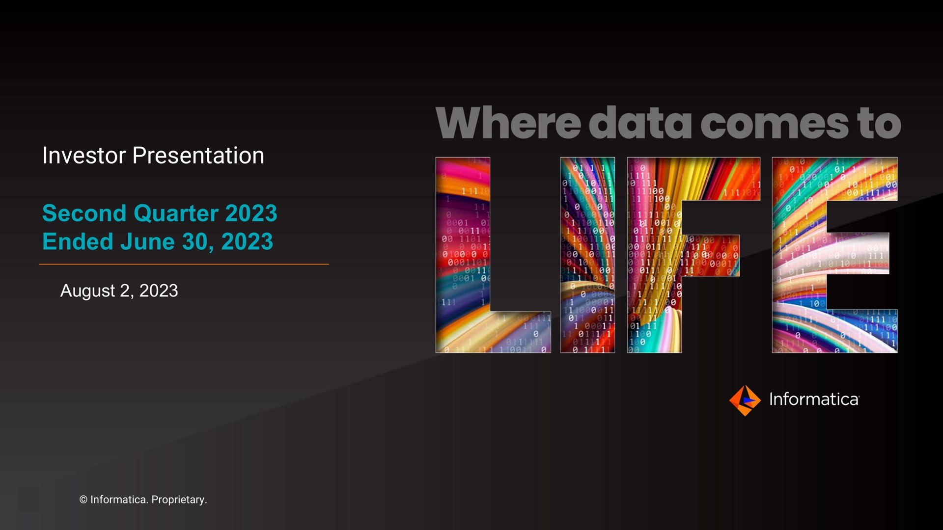 where data comes to | Informatica