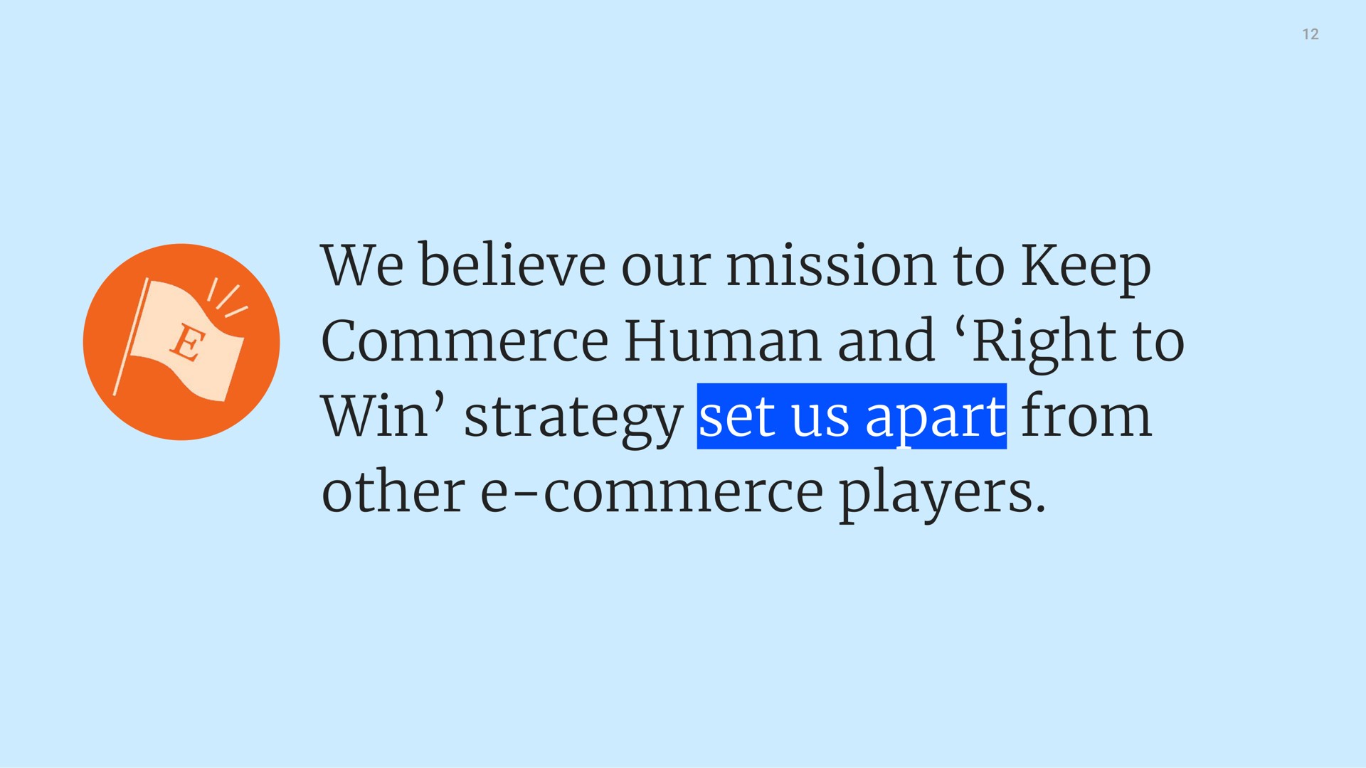 we believe our mission to keep commerce human and right to from win strategy other commerce players | Etsy