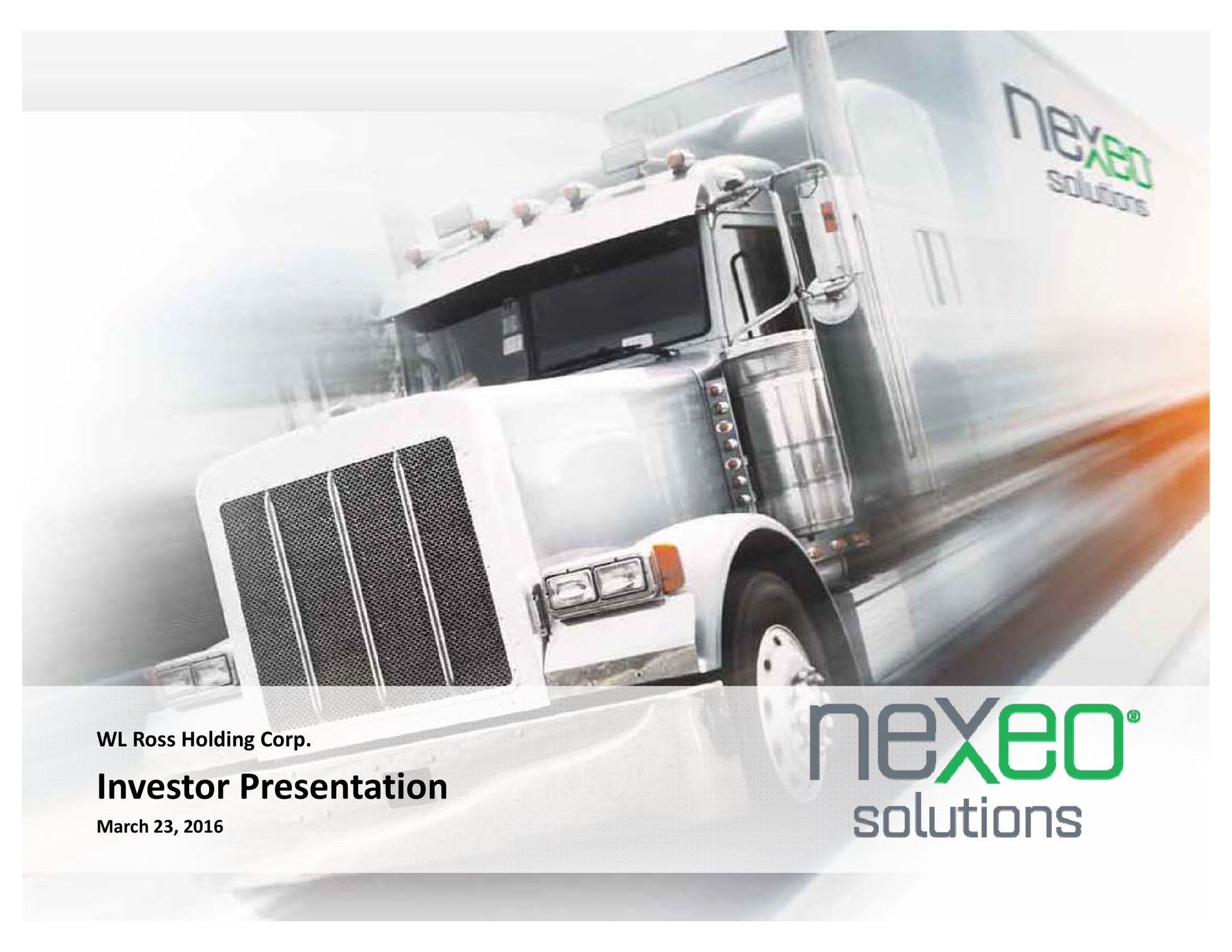 investor presentation | Nexeo