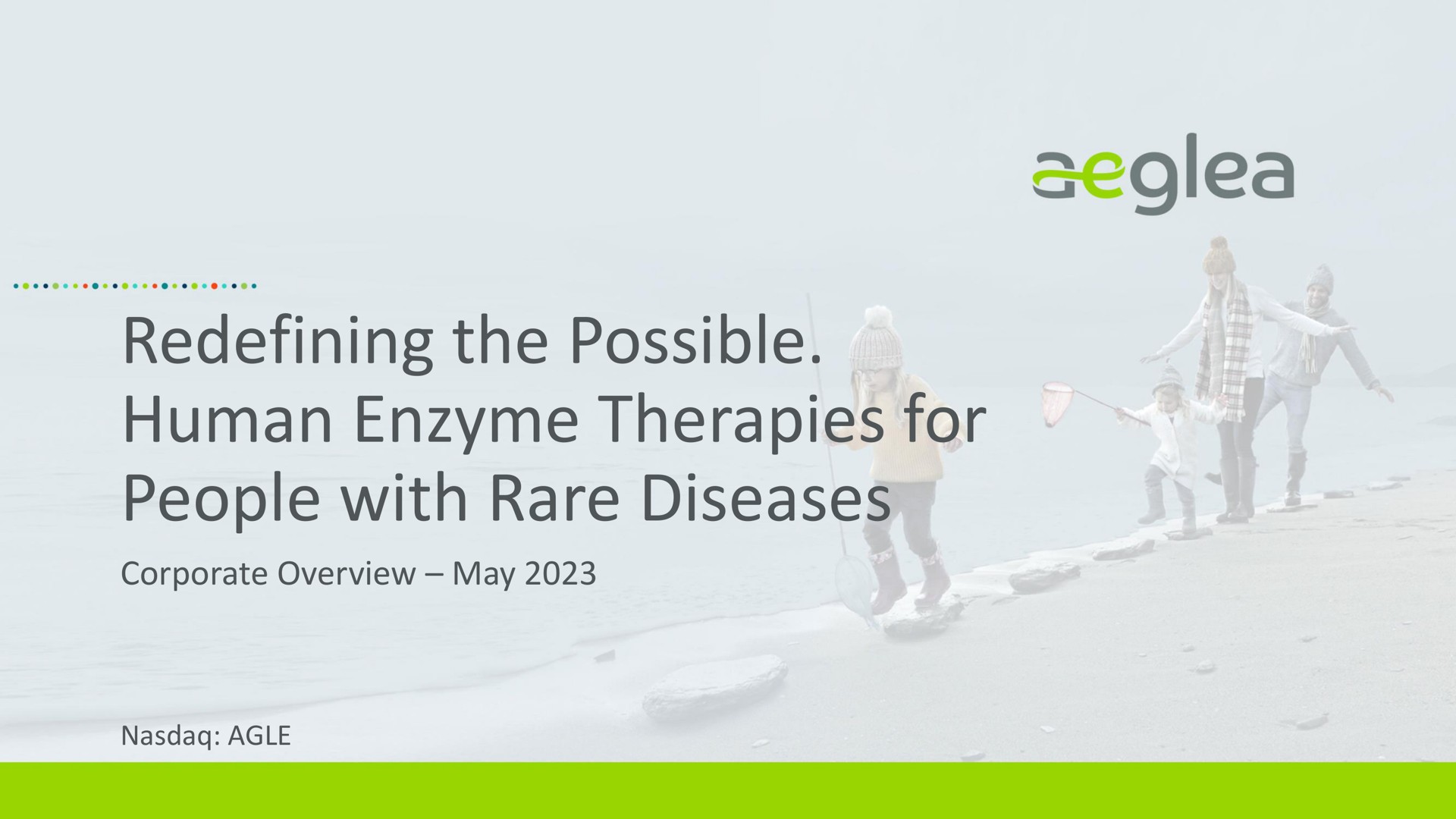 redefining the possible human enzyme therapies for people with rare diseases a | Aeglea BioTherapeutics