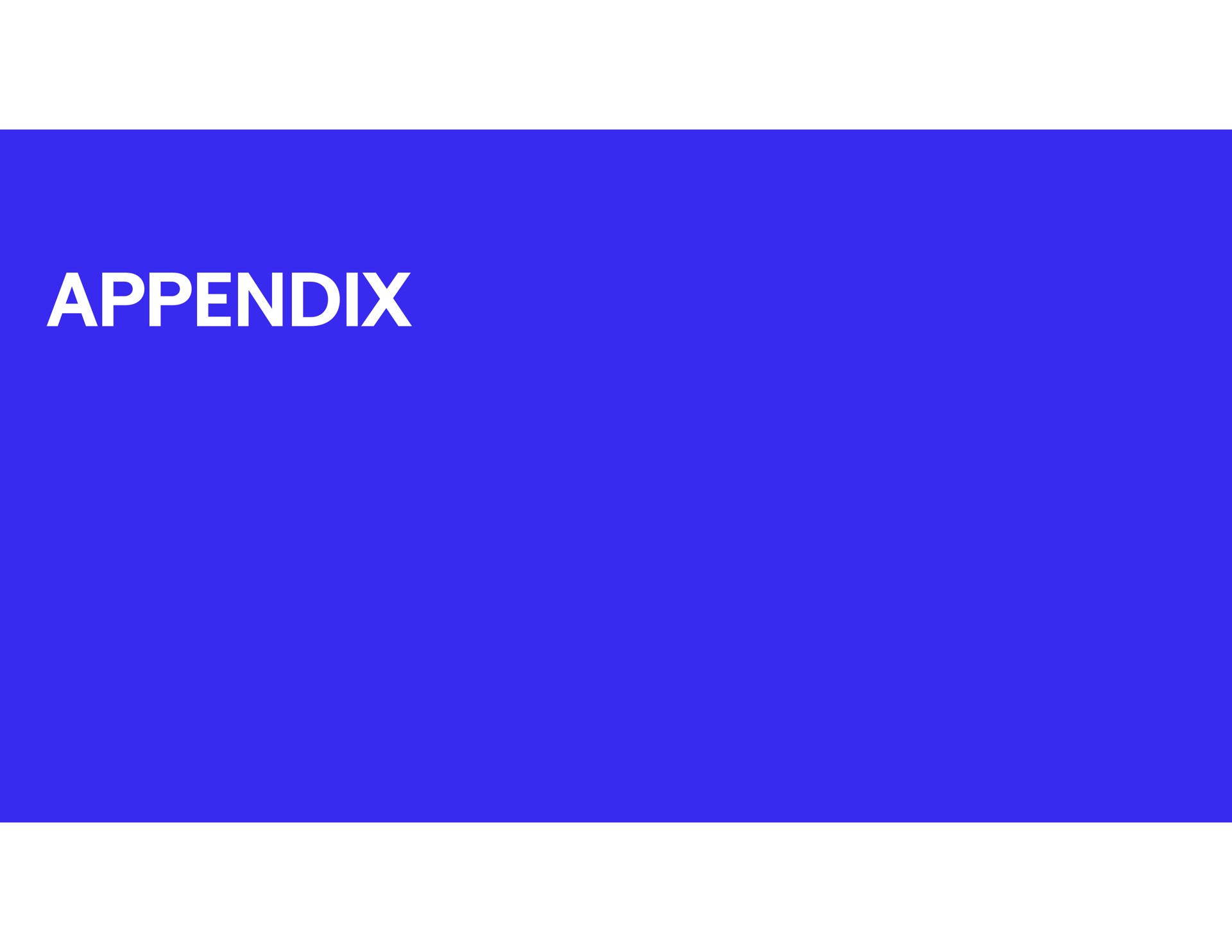 appendix | eBay