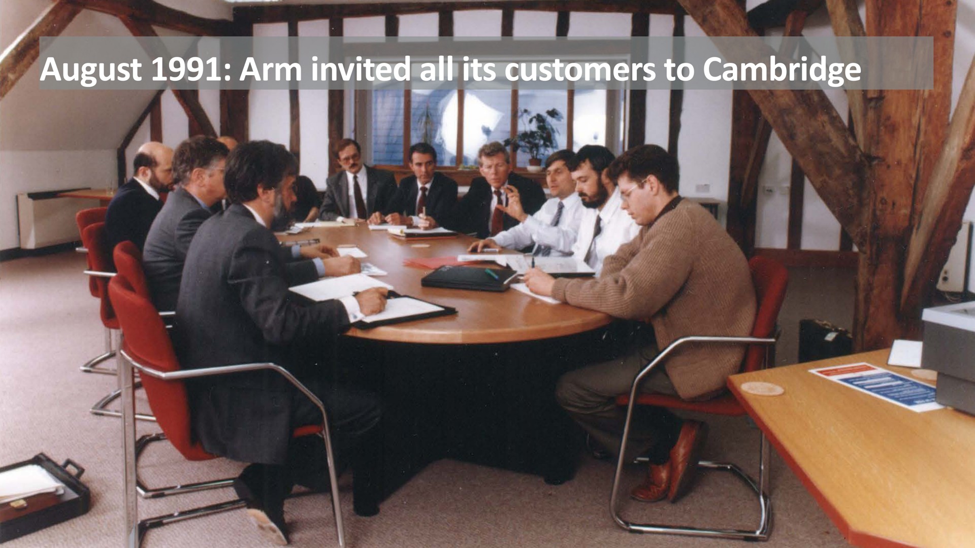 august arm invited all its customers to | SoftBank