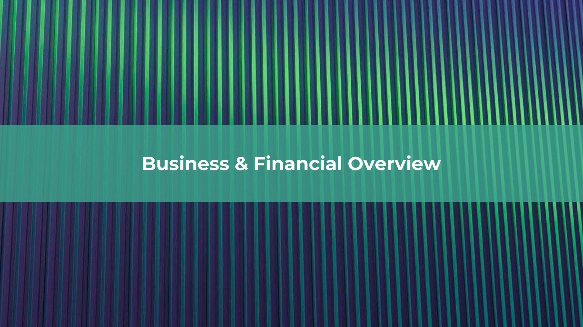 business financial overview | W3BCLOUD