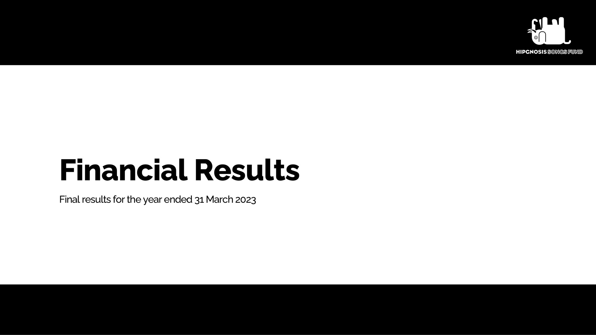 financial results | Hipgnosis Songs Fund