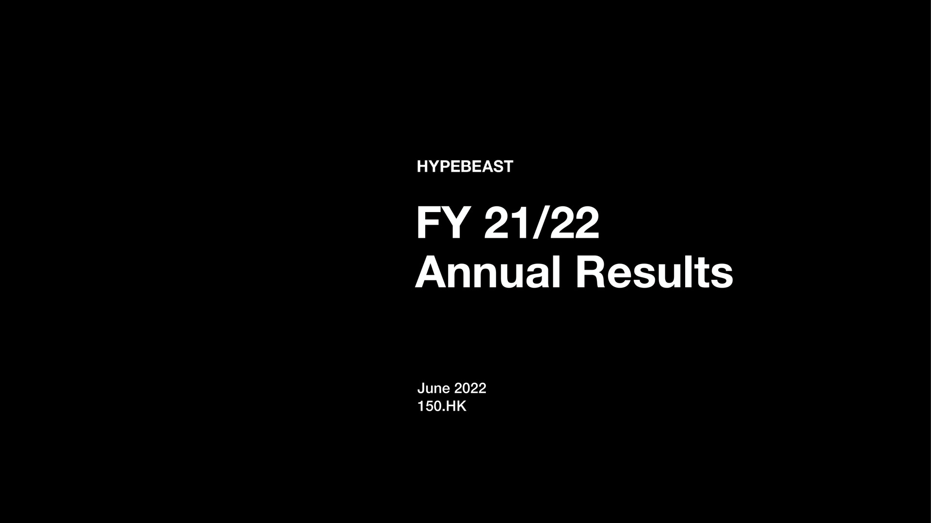 annual results | Hypebeast