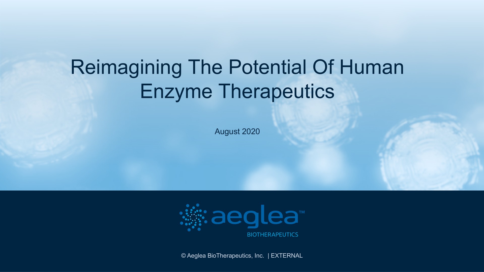 the potential of human enzyme therapeutics | Aeglea BioTherapeutics