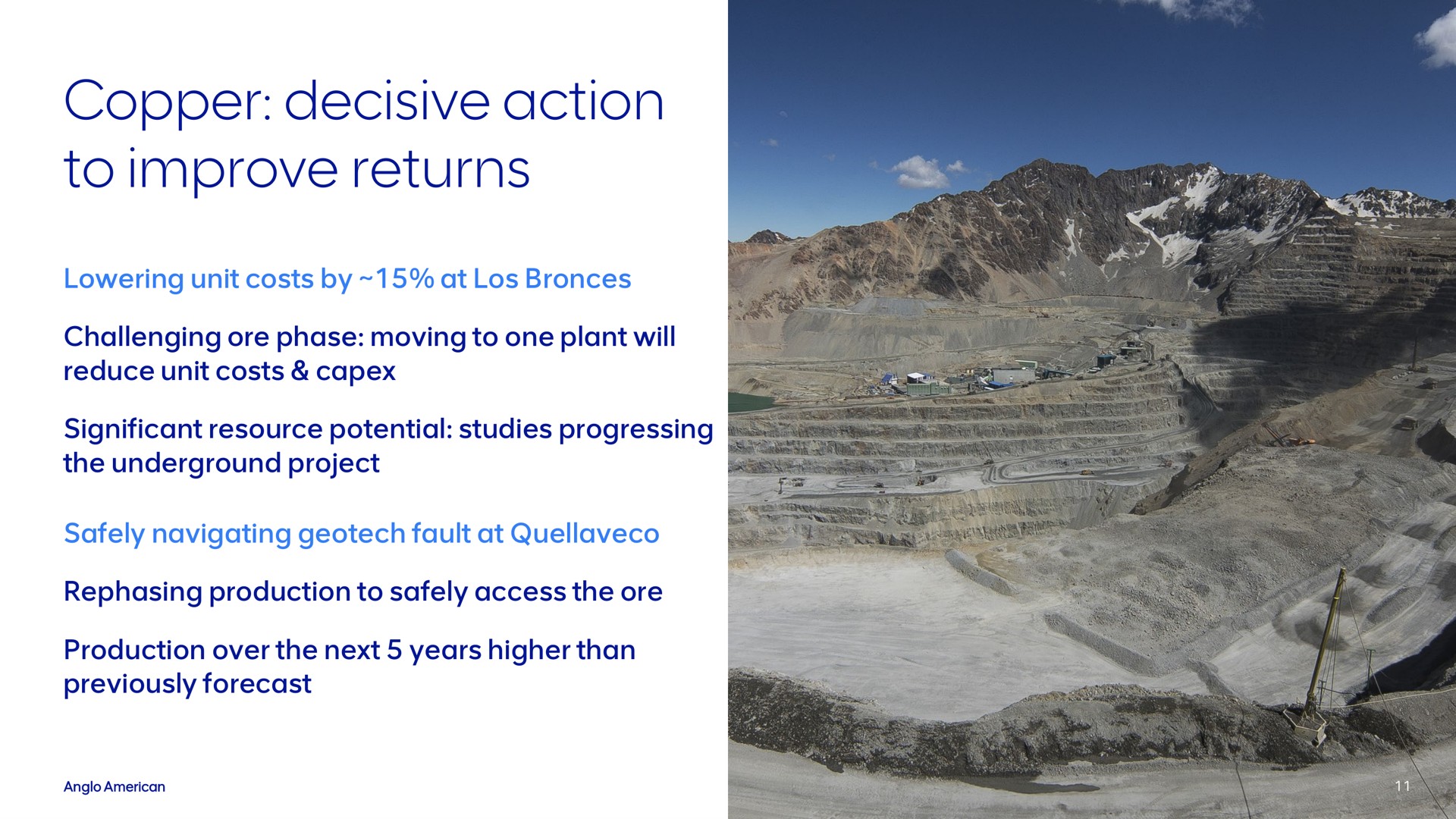 copper decisive action to improve returns | AngloAmerican