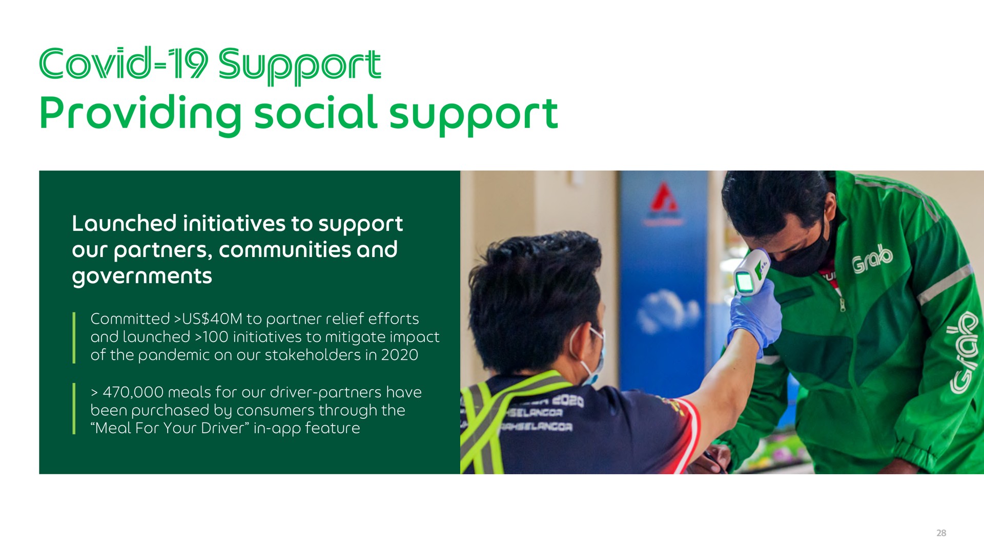 providing social support covid a | Grab