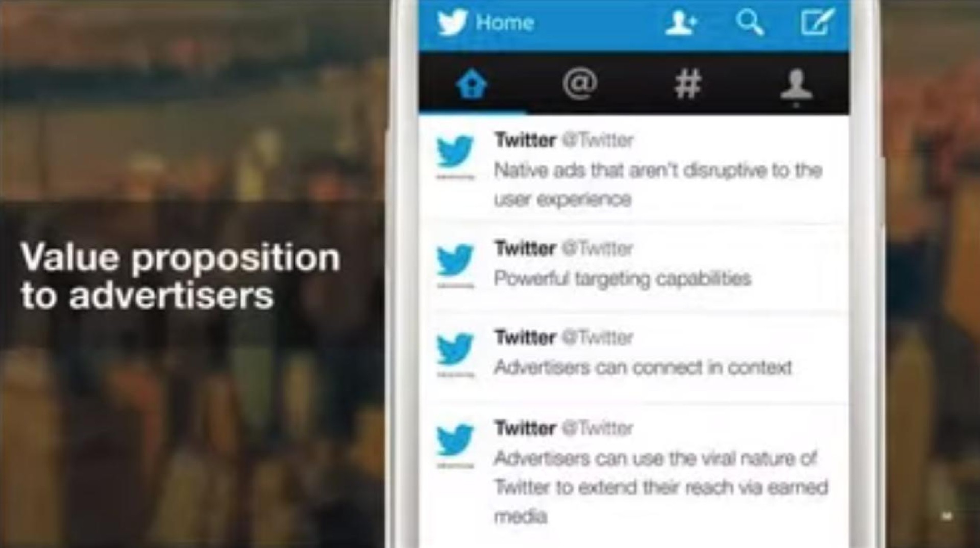 vane value proposition to advertisers | Twitter