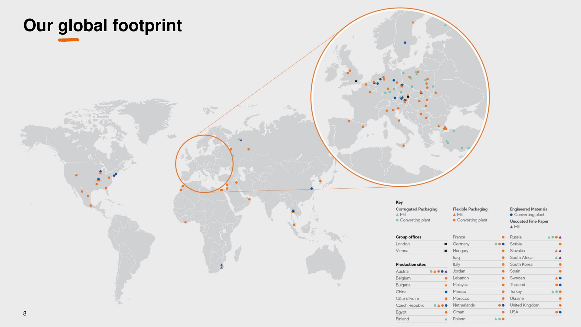 our global footprint | Mondi