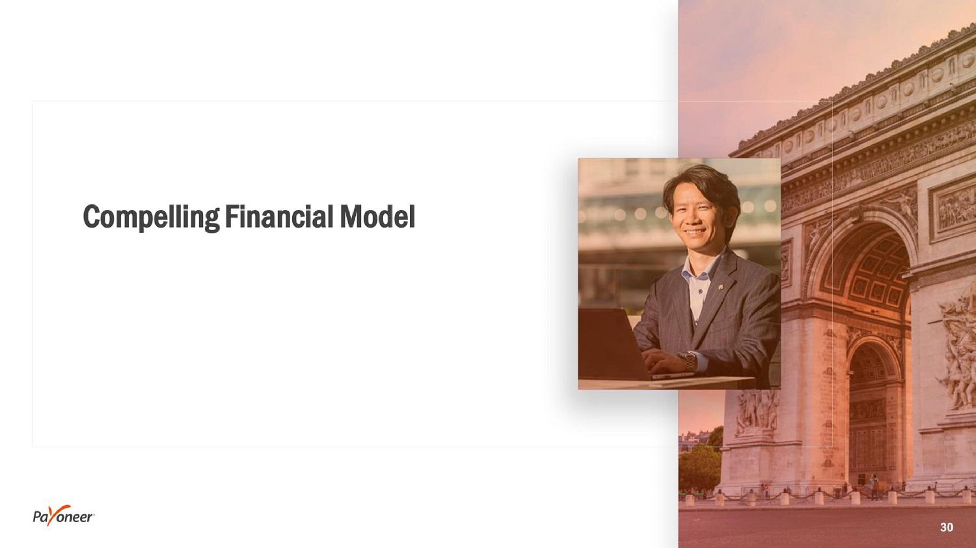 compelling financial model | Payoneer