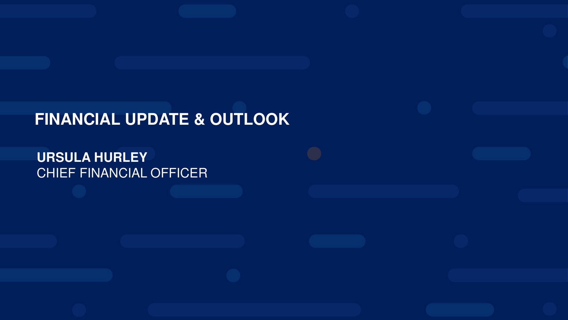 financial update outlook hurley chief financial officer | jetBlue