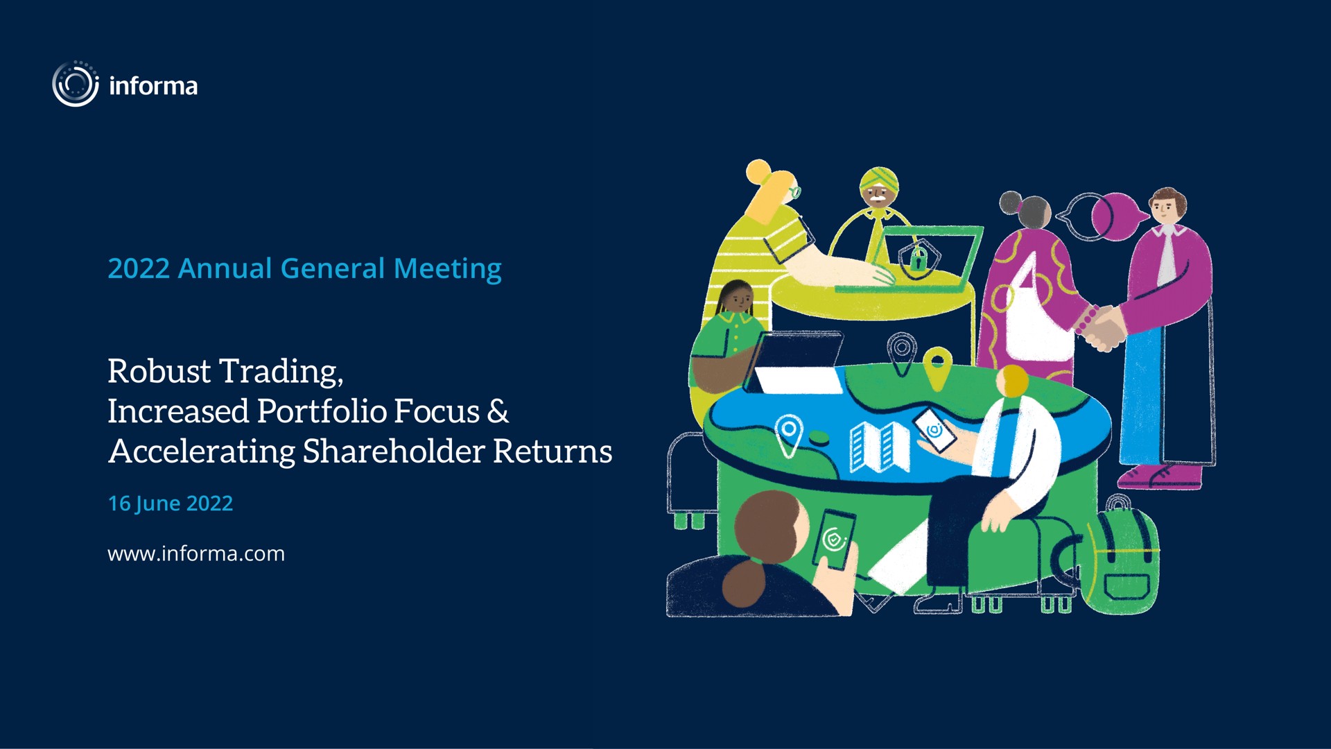 robust trading increased portfolio focus accelerating shareholder returns | Informa
