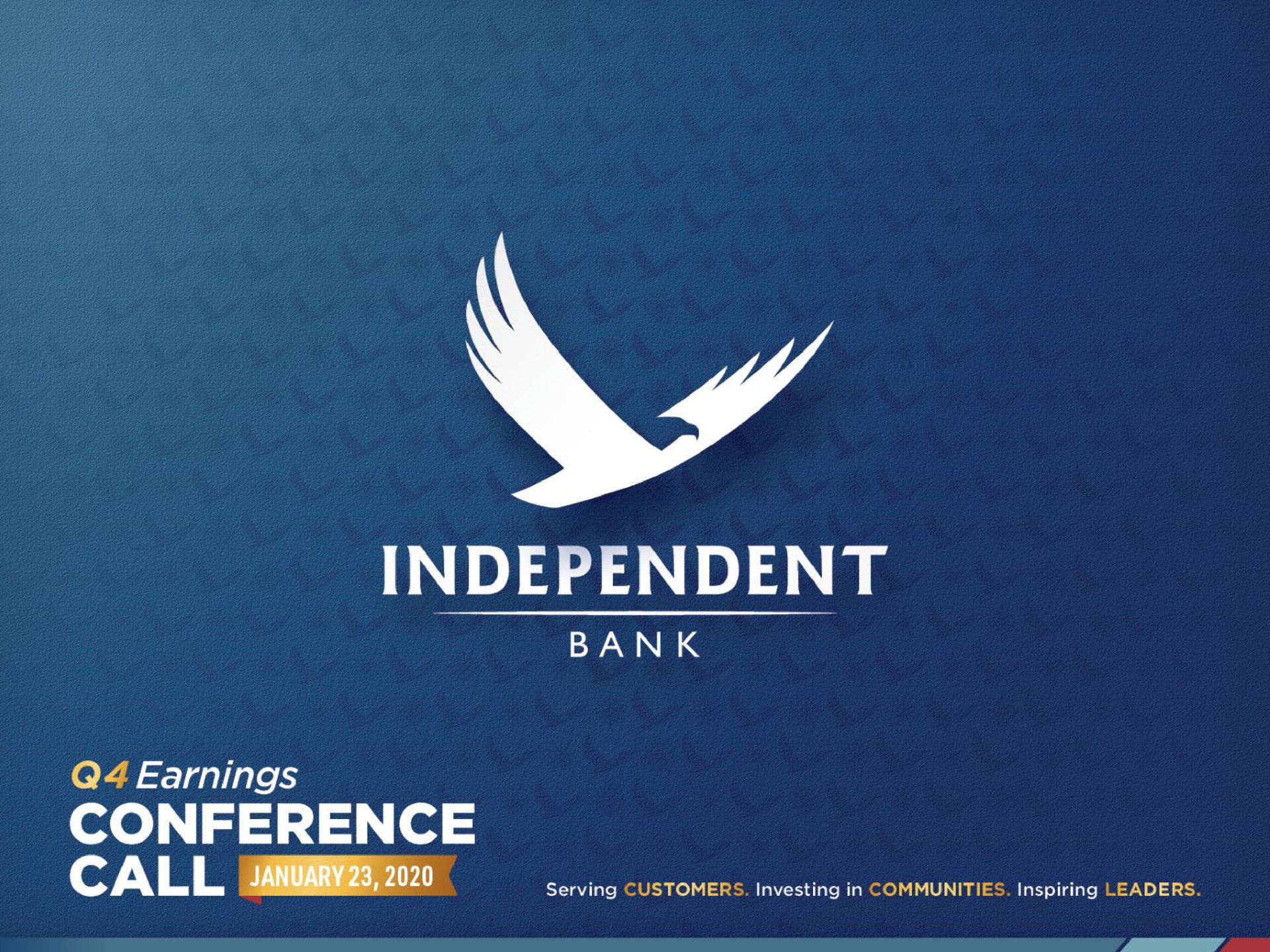independent conference | Independent Bank Corp