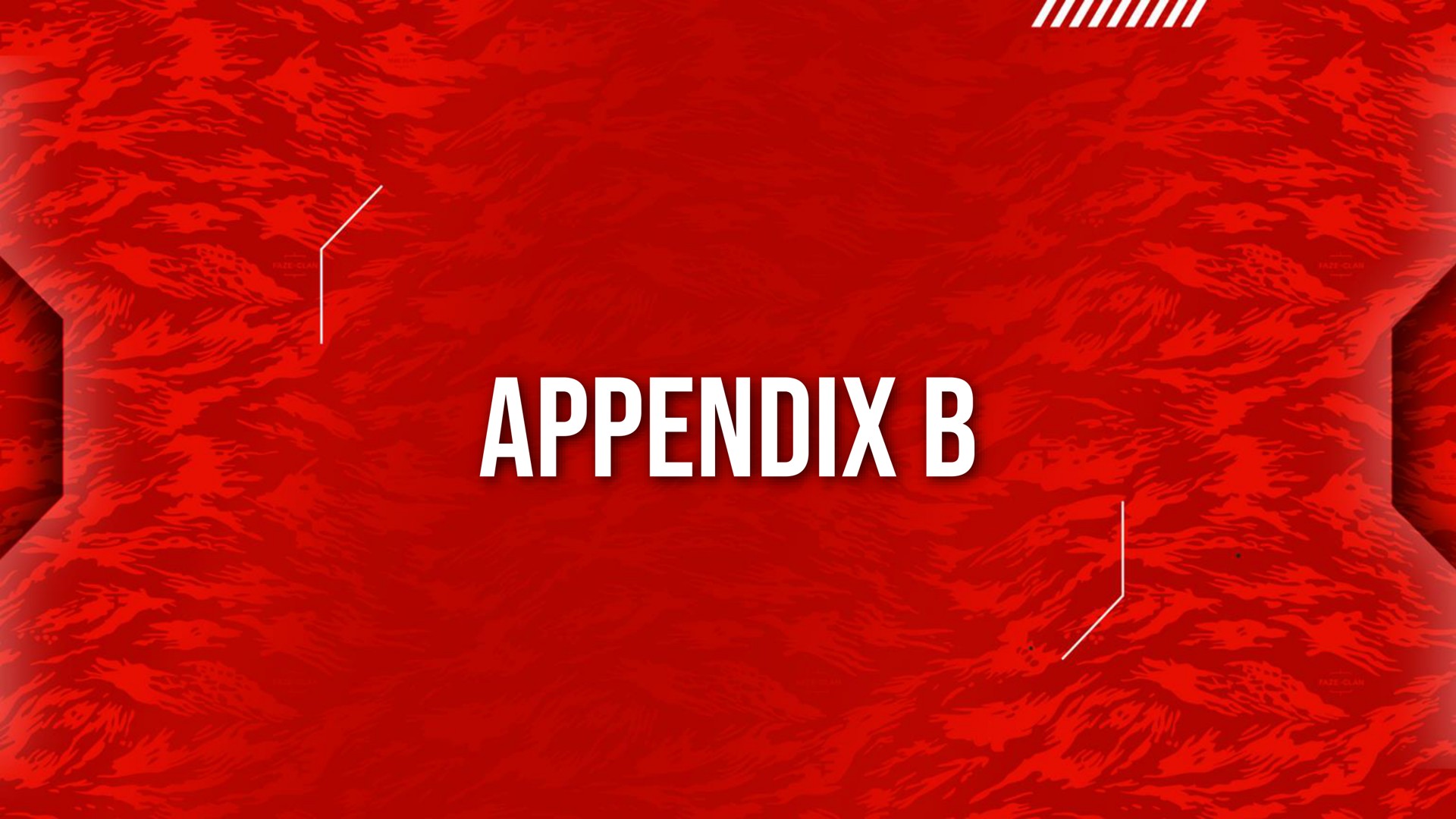appendix made | FaZe