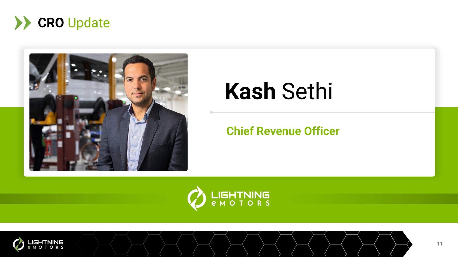 cro update chief revenue officer | Lightning eMotors