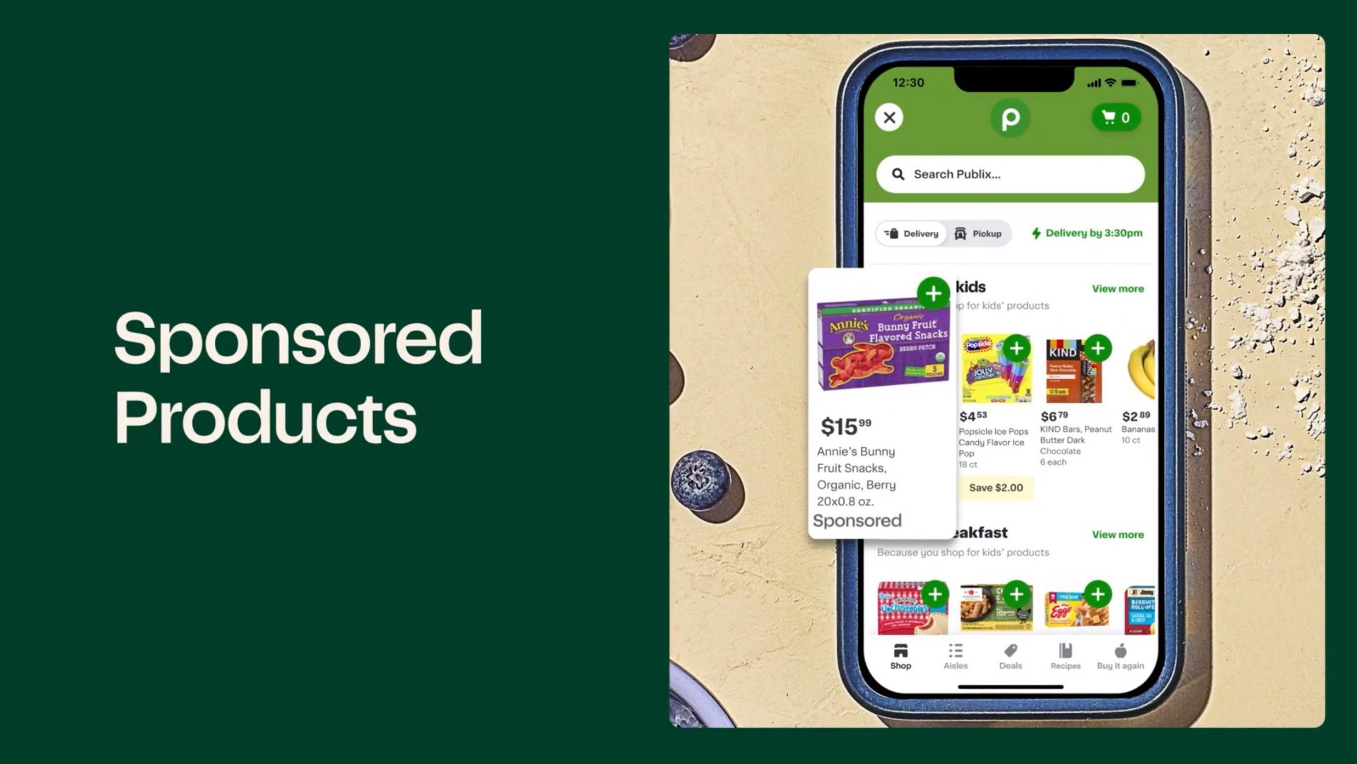 sponsored products | Instacart