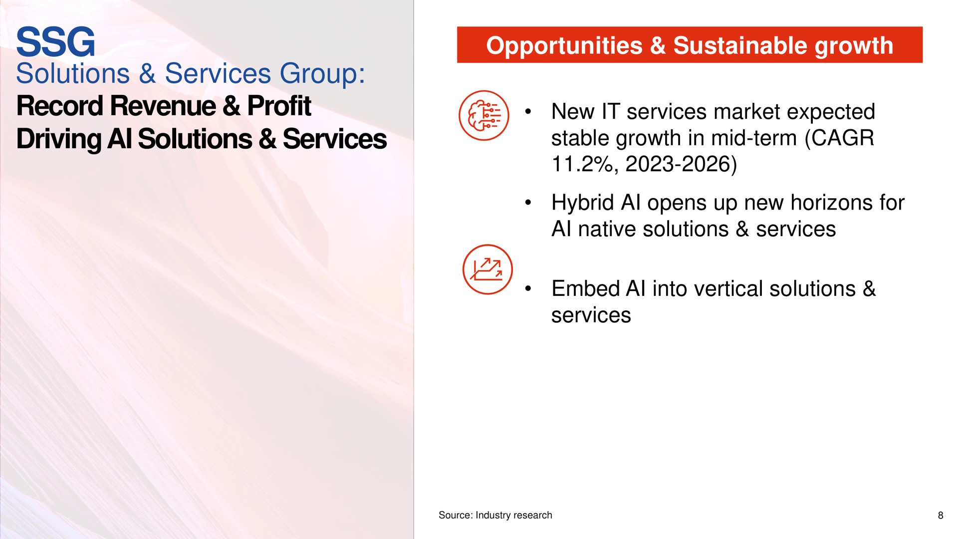 solutions services group record revenue profit driving solutions services opportunities sustainable growth new it market expected stable in mid term native | Lenovo
