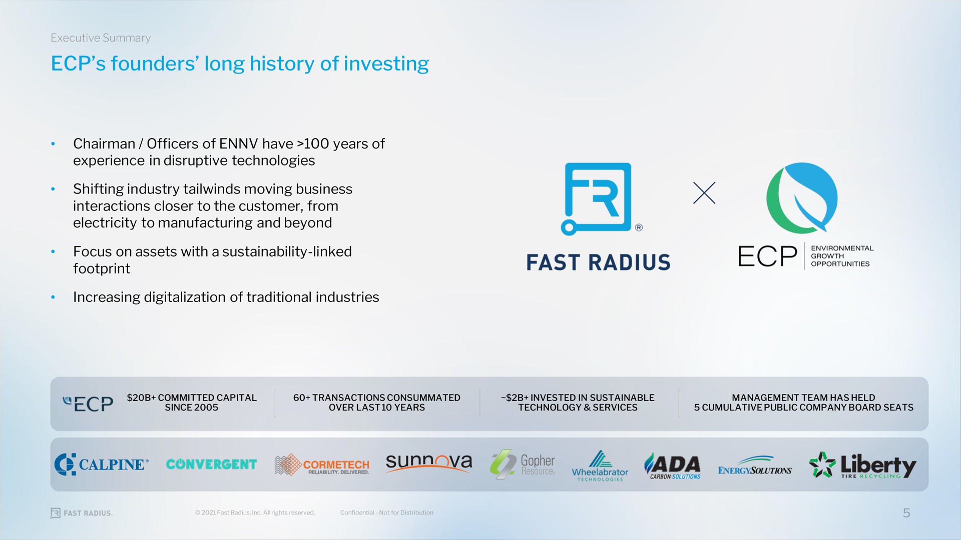 founders long history of investing shifting industry moving business convergent copter liberty | Fast Radius