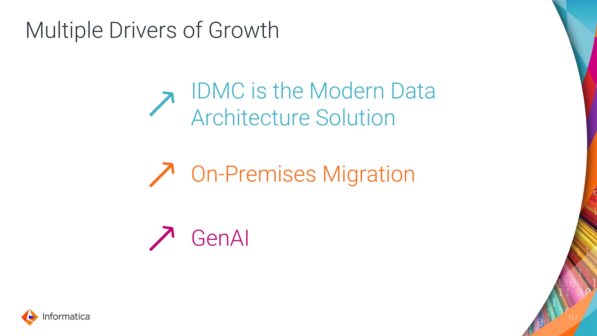multiple drivers of growth is the modern data architecture solution on premises migration genal | Informatica