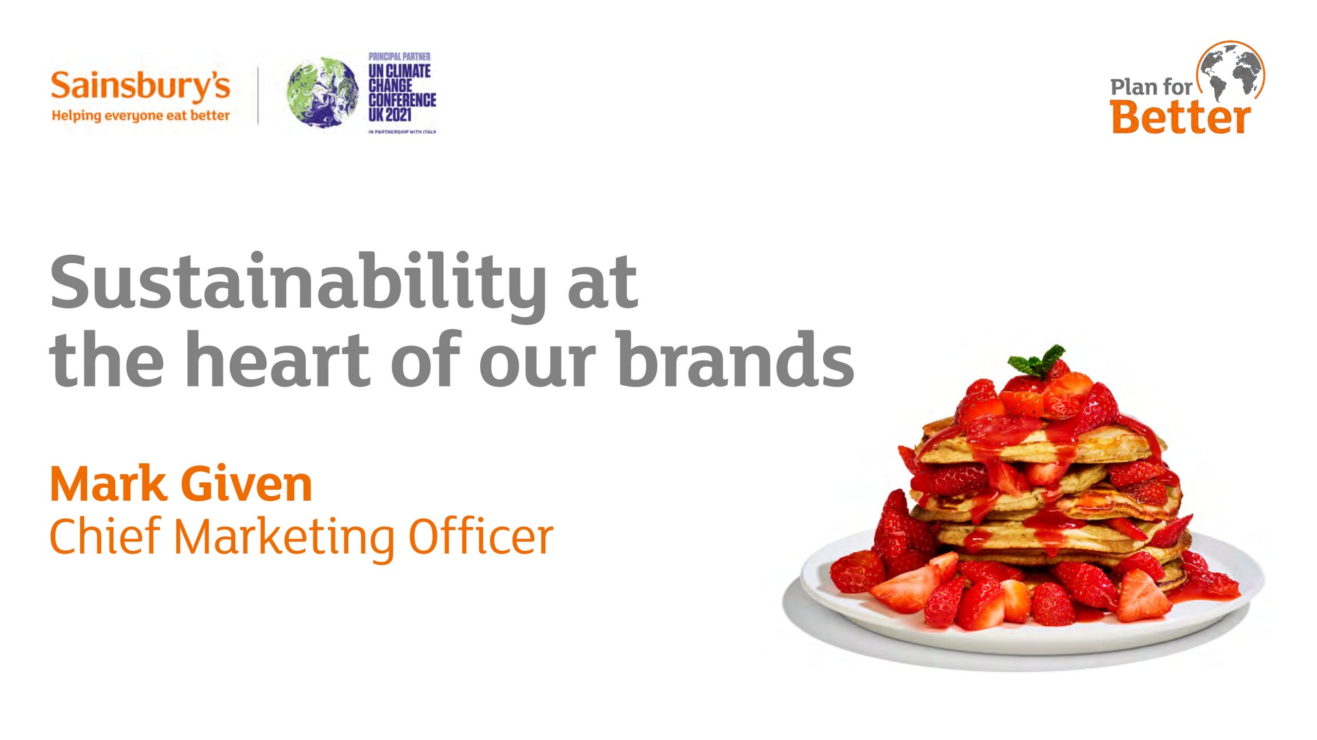 at the heart of our brands mark given chief marketing officer | Sainsbury's