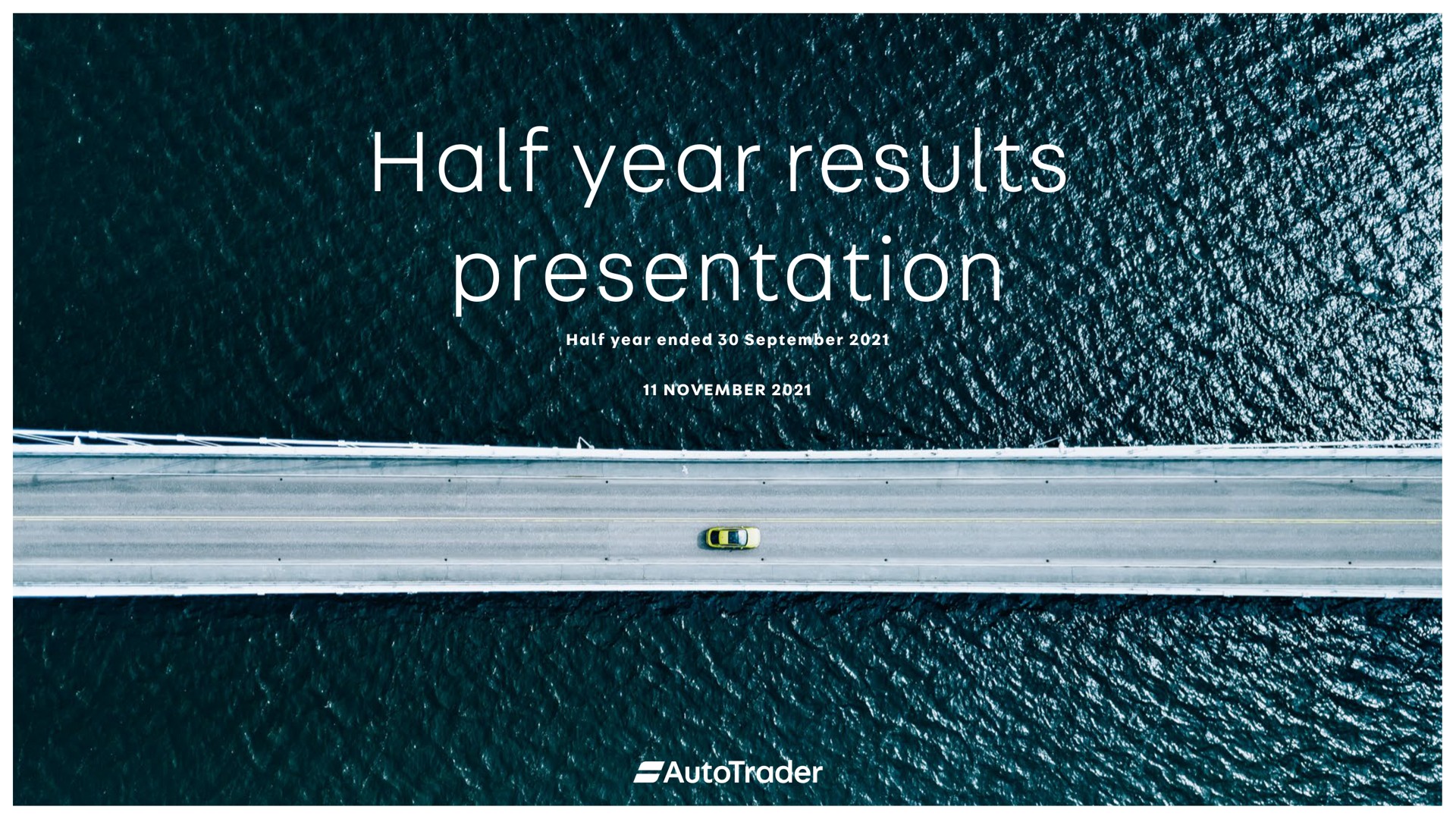 half year results presentation fan vole | Auto Trader Group