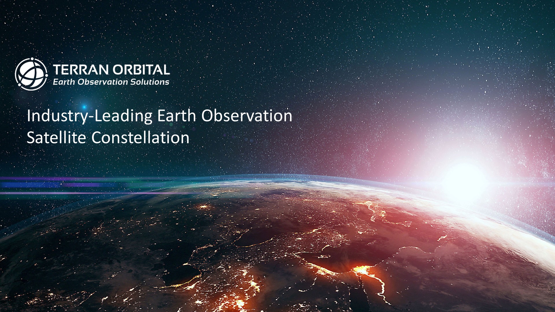 industry leading earth observation satellite constellation orbital | Terran Orbital