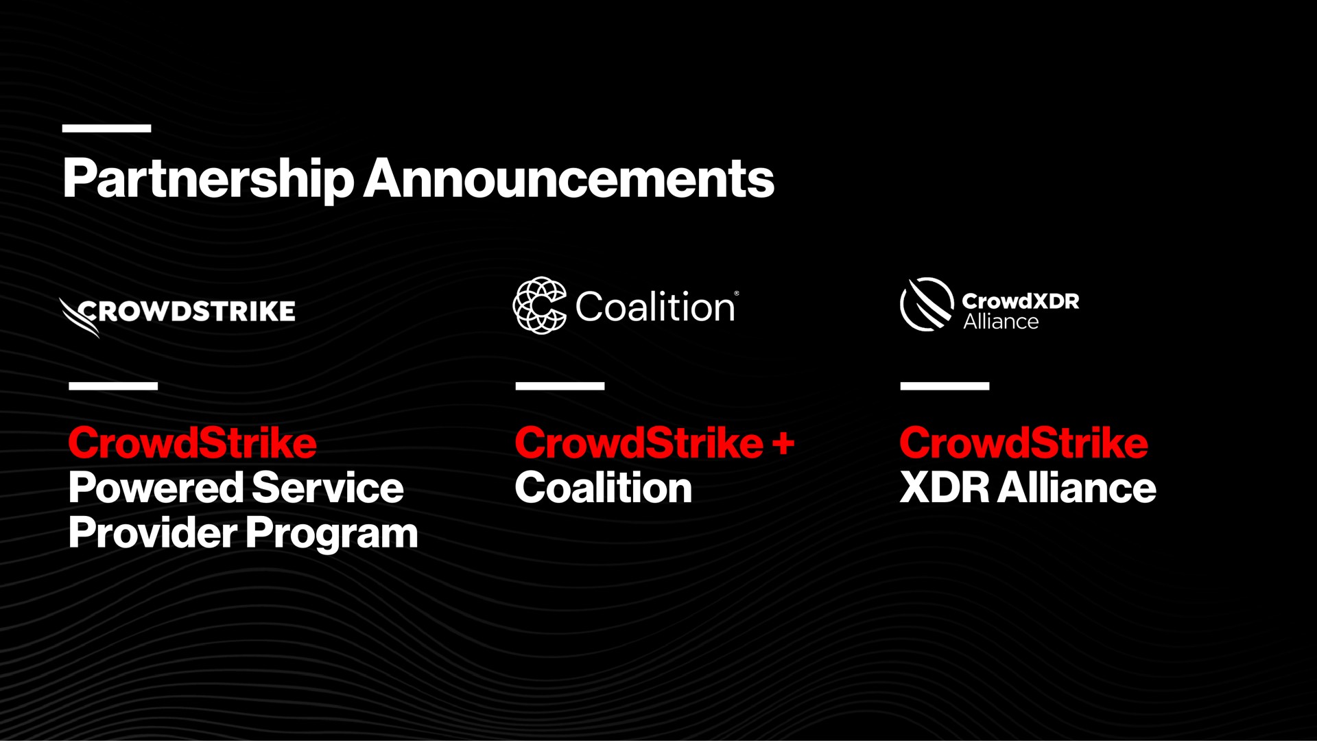 partnership announcements powered service provider program coalition alliance cay | Crowdstrike