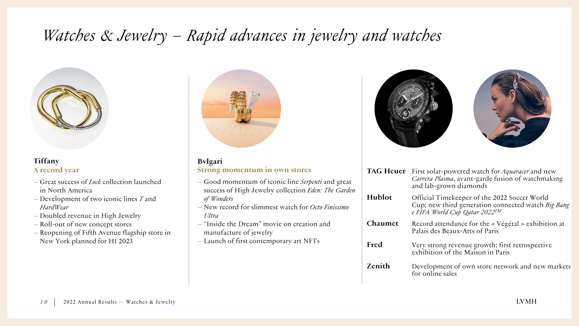 watches jewelry rapid advances in jewelry and watches | LVMH