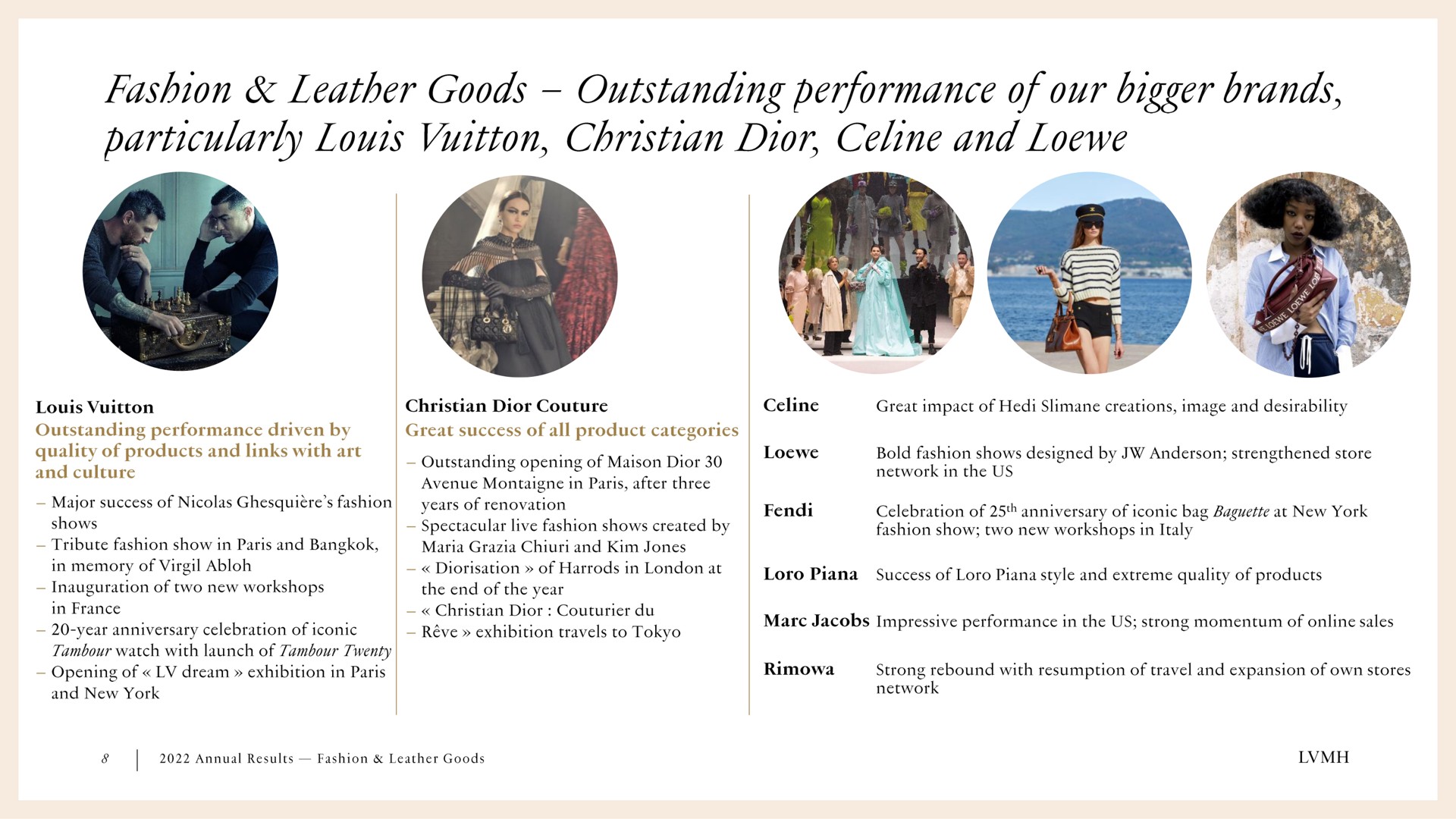 fashion leather goods outstanding performance of our bigger brands particularly and | LVMH