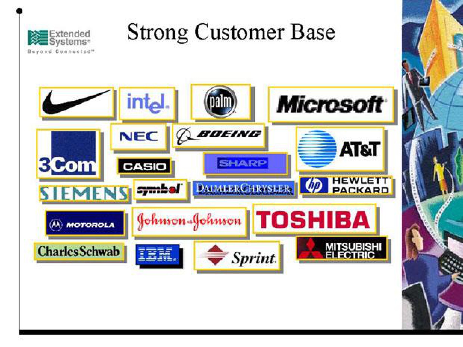 strong customer base | Extended Systems