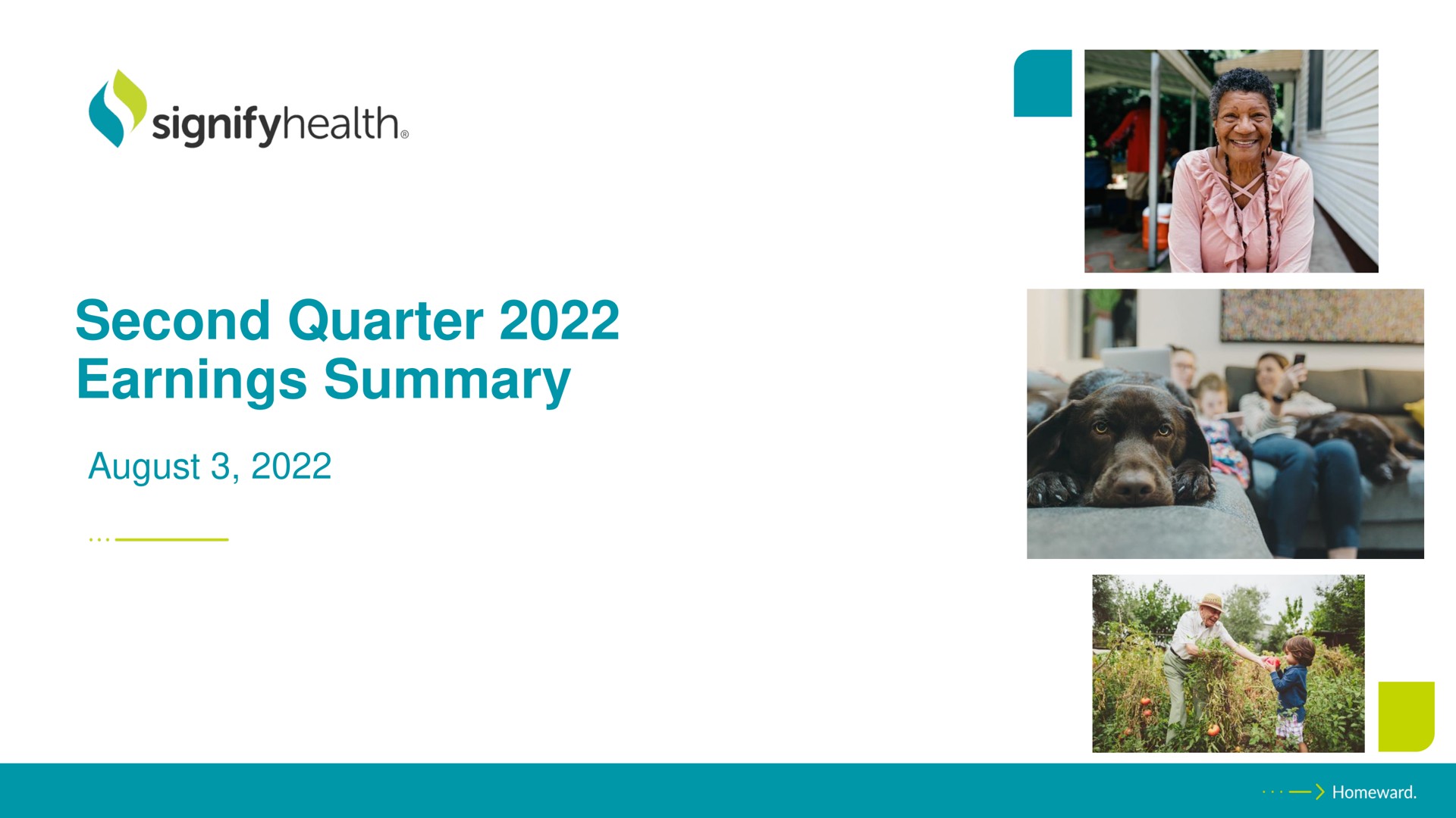 second quarter earnings summary august | Signify Health