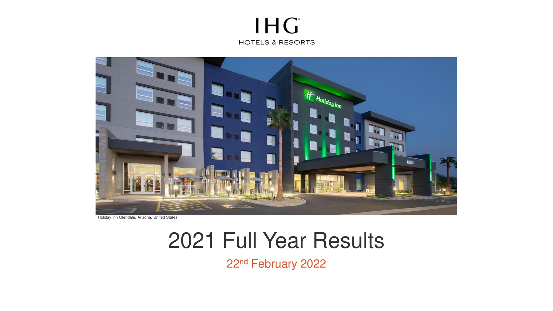 full year results | IHG Hotels