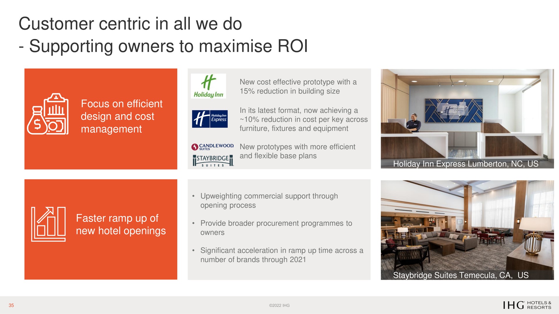 customer centric in all we do supporting owners to roi a | IHG Hotels