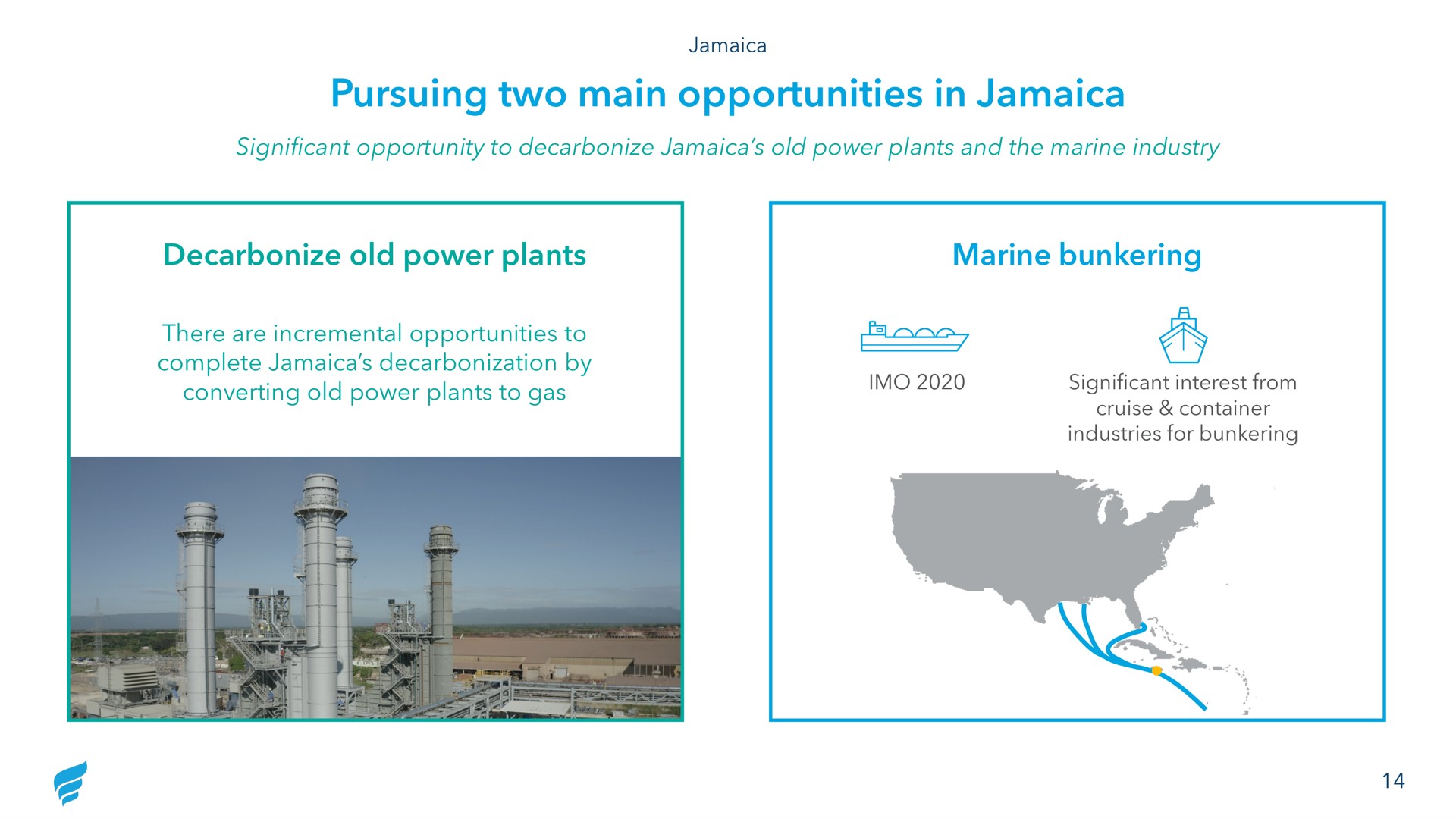 pursuing two main opportunities in decarbonize old power plants marine bunkering | NewFortress Energy
