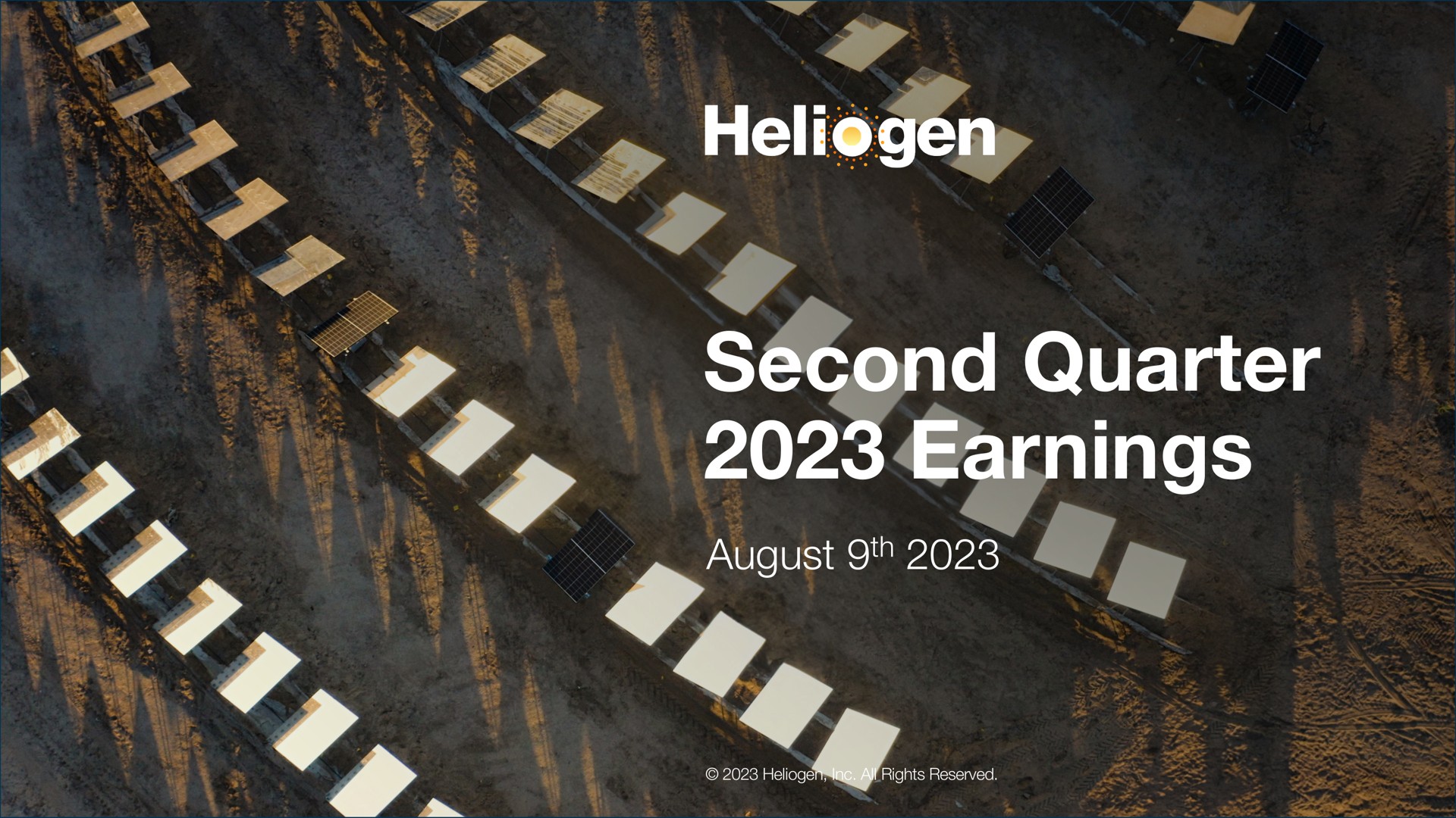 second quarter earnings august bet as chee hey i owe are air | Heliogen