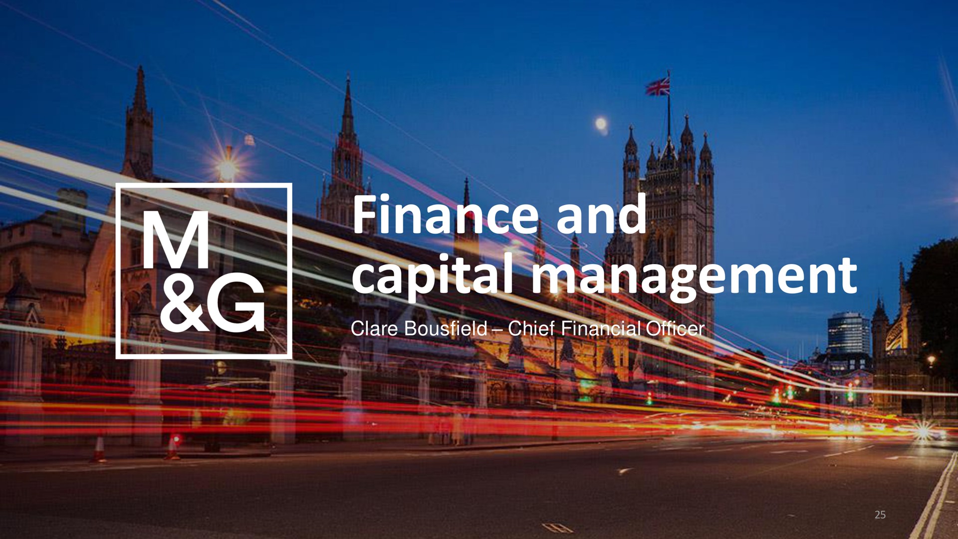finance and capital management | M&G